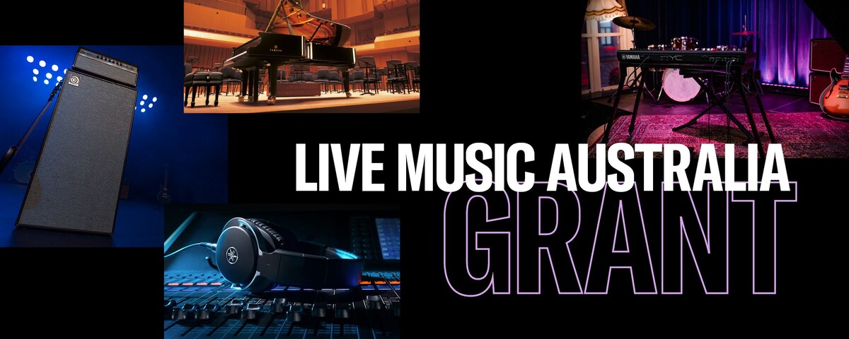 Live Music Australia Grant Banner