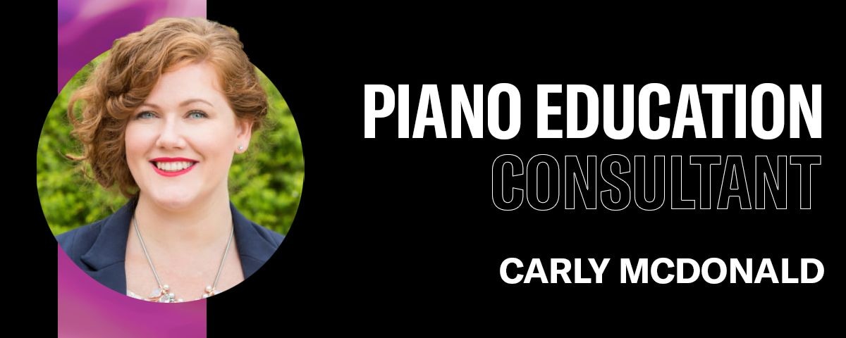 Piano Teacher Carly McDonald Banner