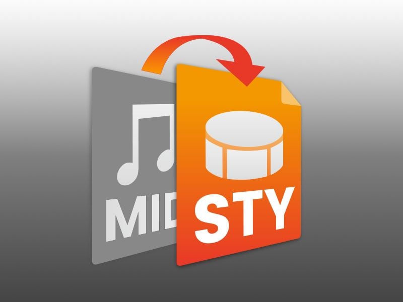 MIDI Song to Style app logo