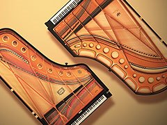 Hai cây đàn piano đẳng cấp thế giới trong một cây đàn piano kỹ thuật số.