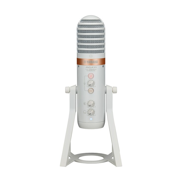 Yamaha Live Streaming USB Microphone AG01 White