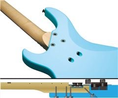 Yamaha ATTITUDE Limited 3 Bass features a miter bolting neck joint