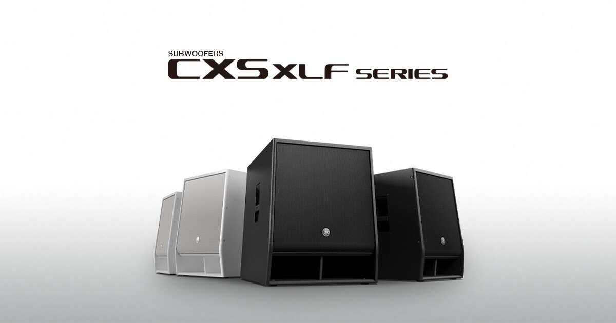 CXS XLF Series - Overview - Speakers - Professional Audio
