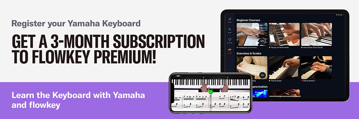 Digital Keyboard flowkey campaign banner