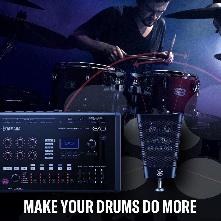 Composite image intuitively illustrating the features and usage of the EAD50