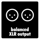Balanced XLR outputs for clear, reliable live sound.