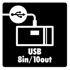 Record all drum, trigger and track channels via USB.