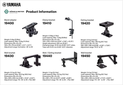 König & Meyer General Bracket