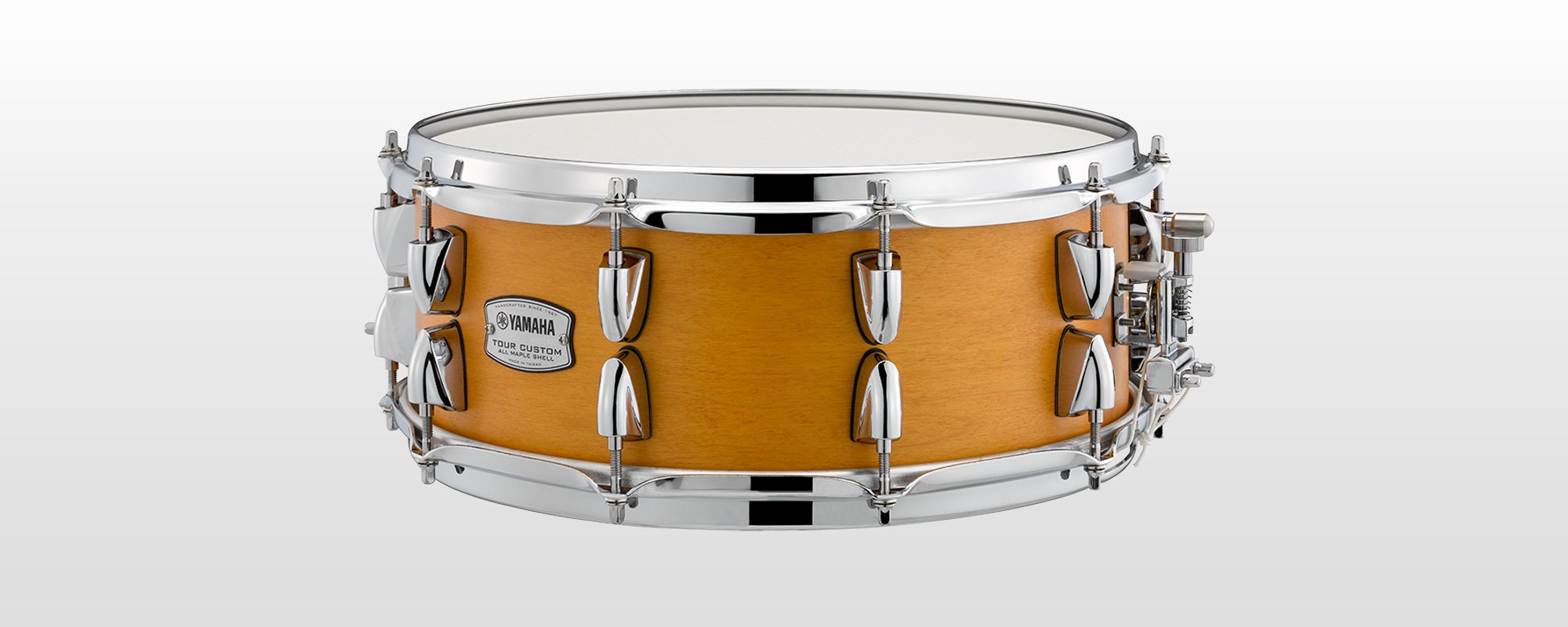 Yamaha Tour Custom Maple 14 x 6.5 Snare Drum Chocolate Satin 