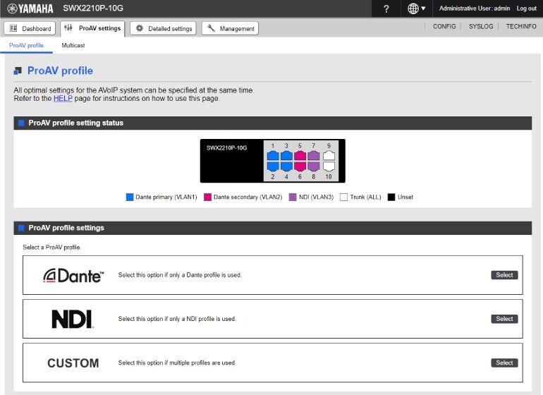 Yamaha SWX2210P-10G: One-click Optimization