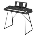 Yamaha Portable Keyboards PSR-E483 set on the Yamaha keyboard stand L-2C