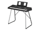 Yamaha Portable Keyboards PSR-E583 set on the Yamaha keyboard stand L-2C