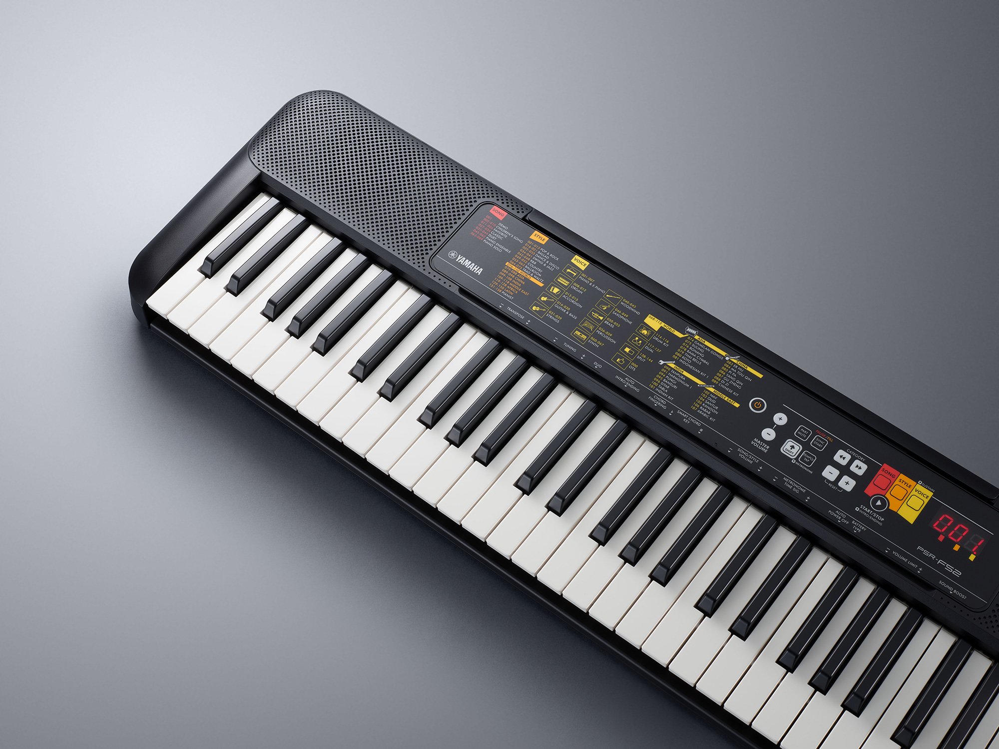 Yamaha PSR-F52 キーボード PSR-F52 - Overview - Home Keyboards - Keyboard Instruments