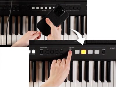 PSR-E483 Feature image of Quick Sampling