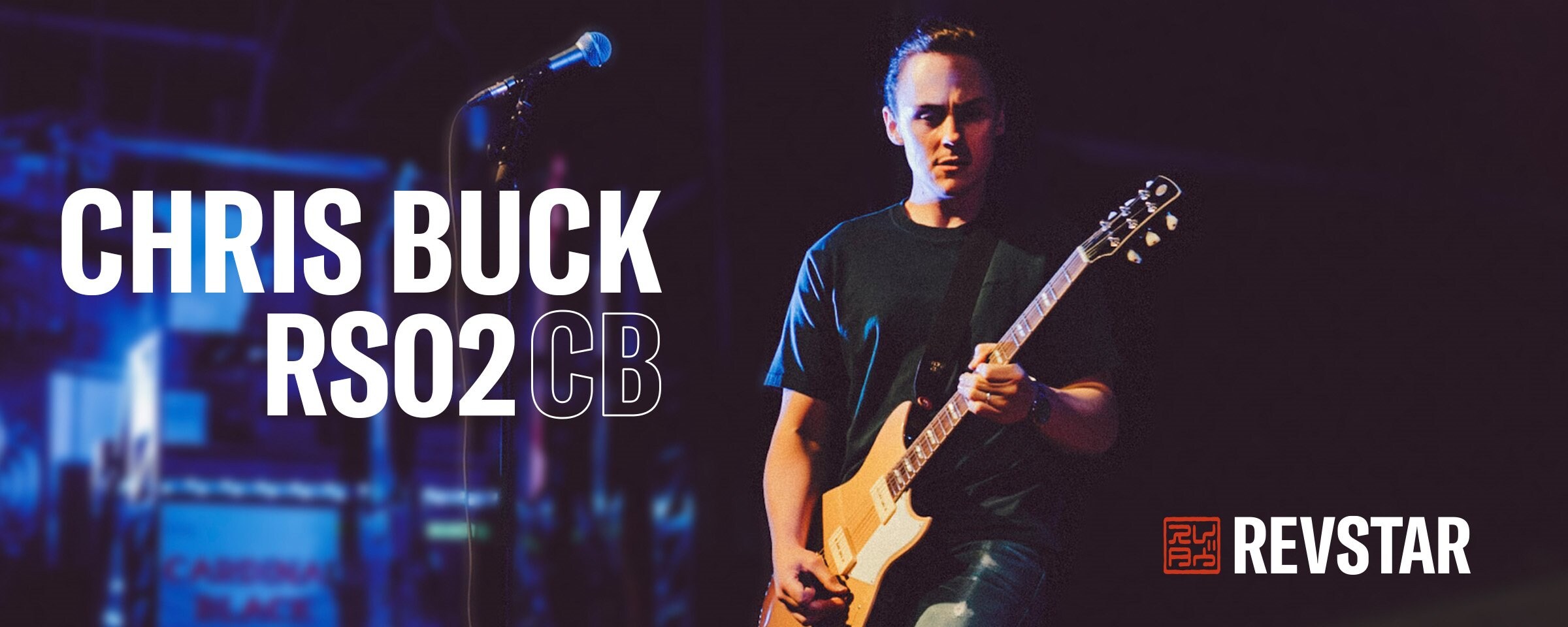 Chris Buck performing on his Signature Revstar RS02CB