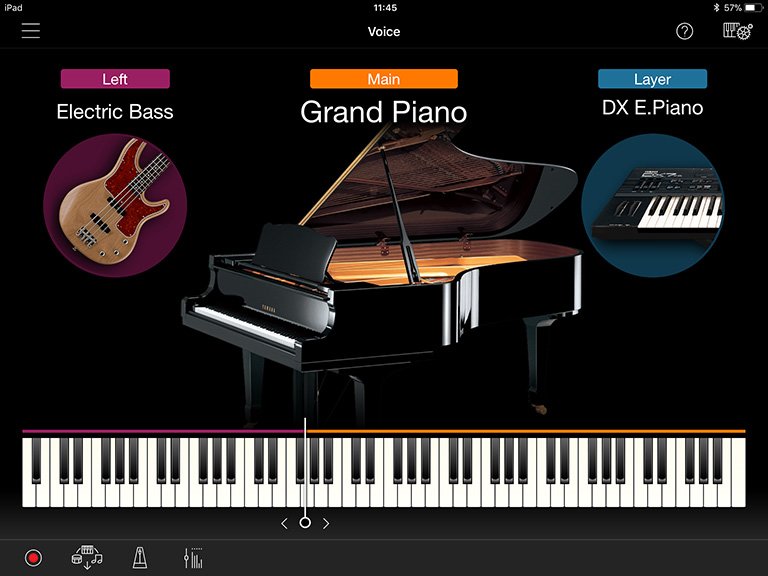 yamaha p125 ipad app