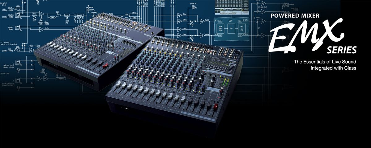 Emx5016cf Overview Mixers Professional Audio Products Yamaha Music Australia