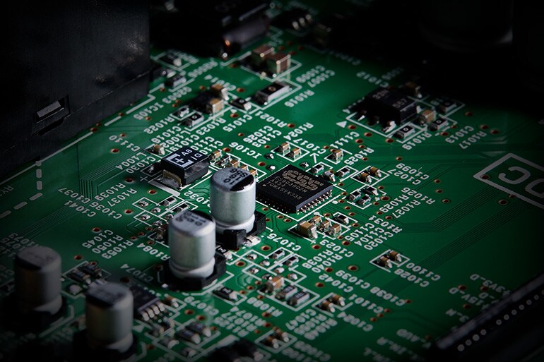 DAC on Pure Ground circuit design on the WXC-70A circuit board