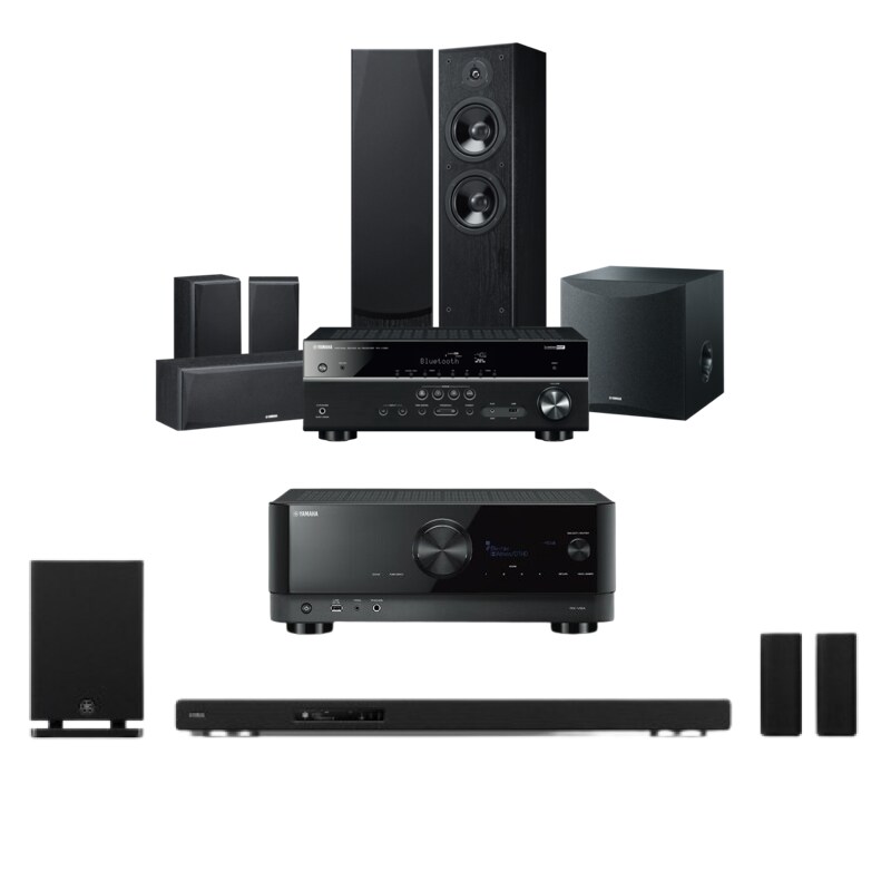Yamaha Audio Visual range - speakers, AV reciever, & turntable