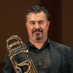 Bruce Thompson with Trombone
