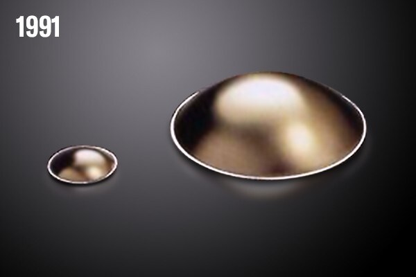 THE ULTIMATE GOLD EVAPORATION CASTING BERYLLIUM DIAPHRAGM.