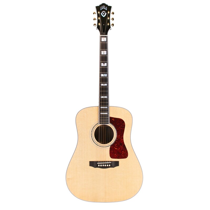A Guild D-140 Natural Steel String Guitar