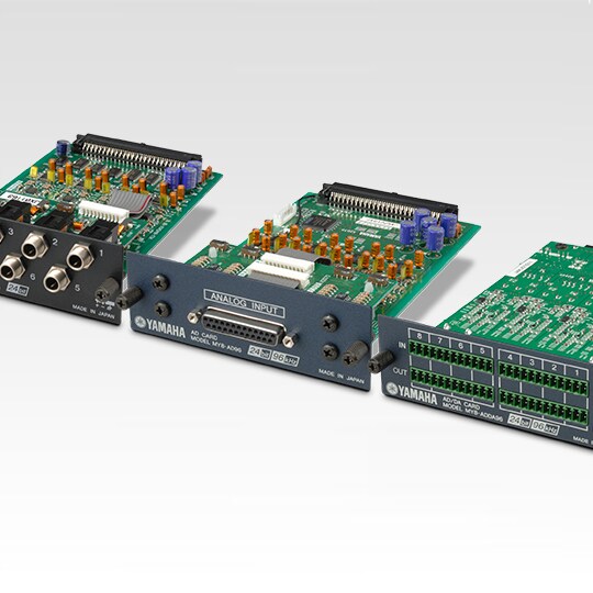 Analog Cards - Overview - Interfaces - Products - Audio - Yamaha