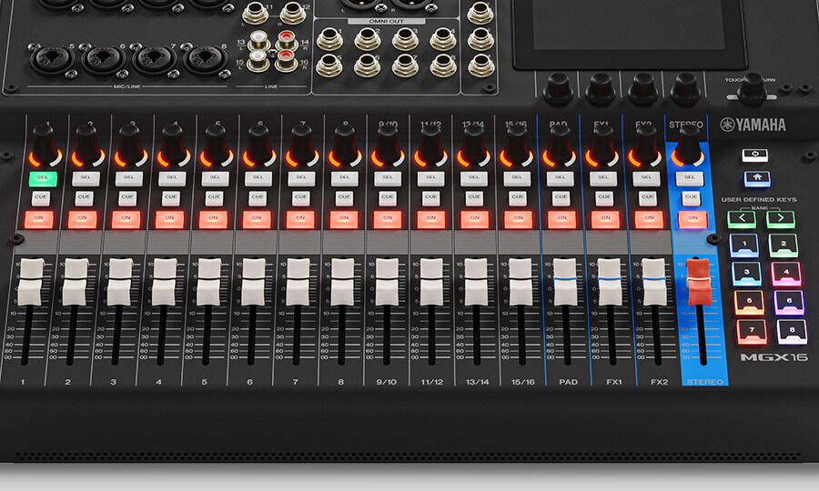 Yamaha MGX16: Power. Capability. Versatility.