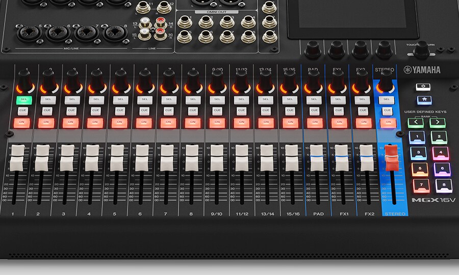 Yamaha MGX16V: Power. Capability. Versatility.