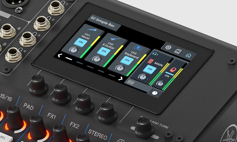 Yamaha MGX16V: Fast, Intuitive Control - Dialed In