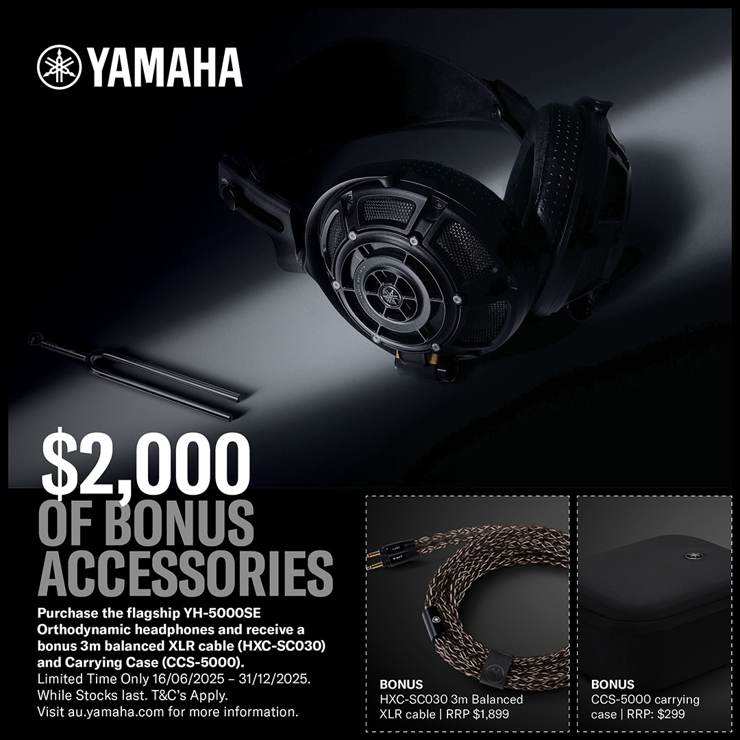 Purchase the flagship YH-5000SE
            Orthodynamic headphones and receive
            a bonus 3m balanced XLR cable (HXC-
            SC030) and Carrying Case (CCS-5000).
            Limited Time Only 16/06/2025 - 31/12/2025.
            While Stocks last. T&C's Apply.