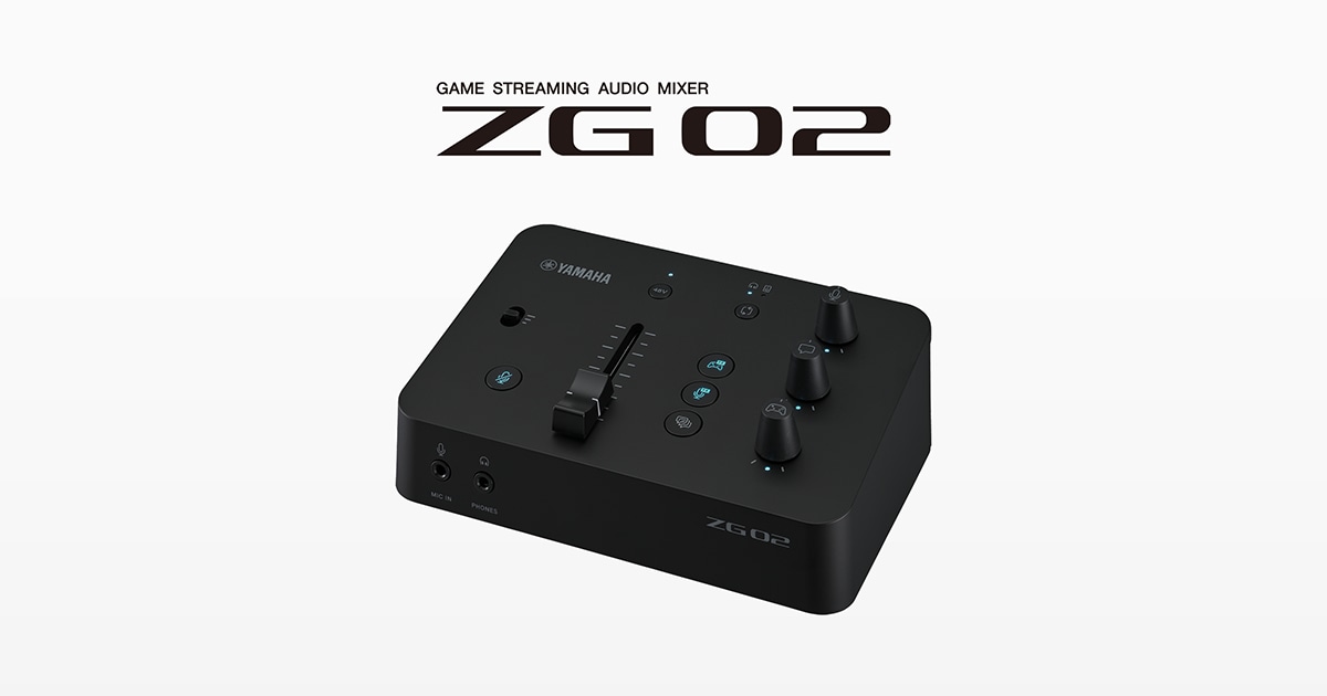 Introducing Yamaha's ZG02 Game-Streaming Audio Mixer