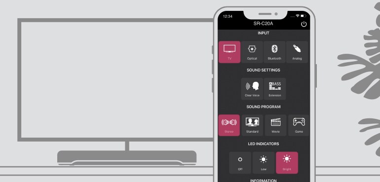 Yamaha SR-C20A C20A Soundbar
