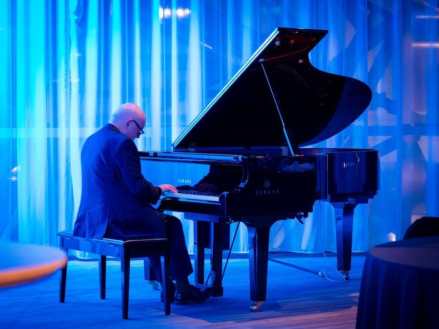 Paul Grabowsky performing at the Yamaha Piano Teacher Awards dinner