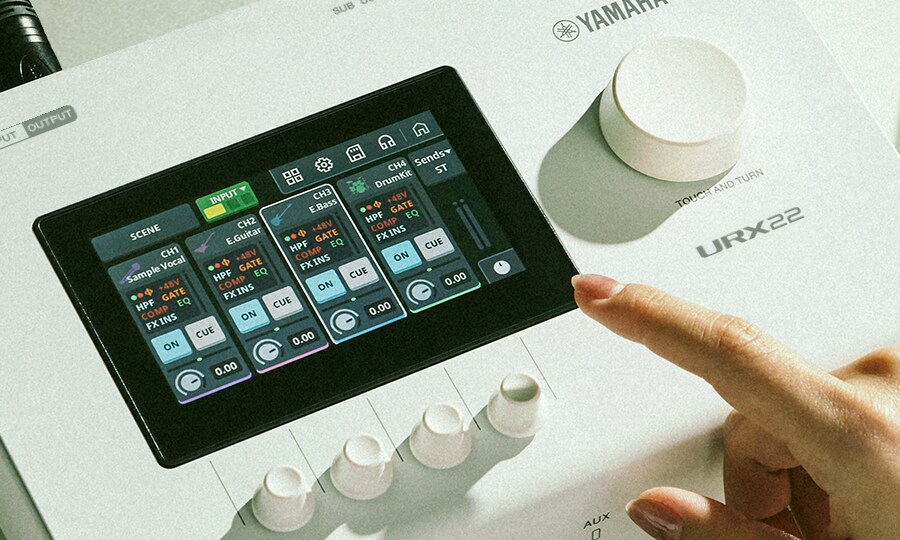 Yamaha URX22: Intuitive Control at Your Fingertips