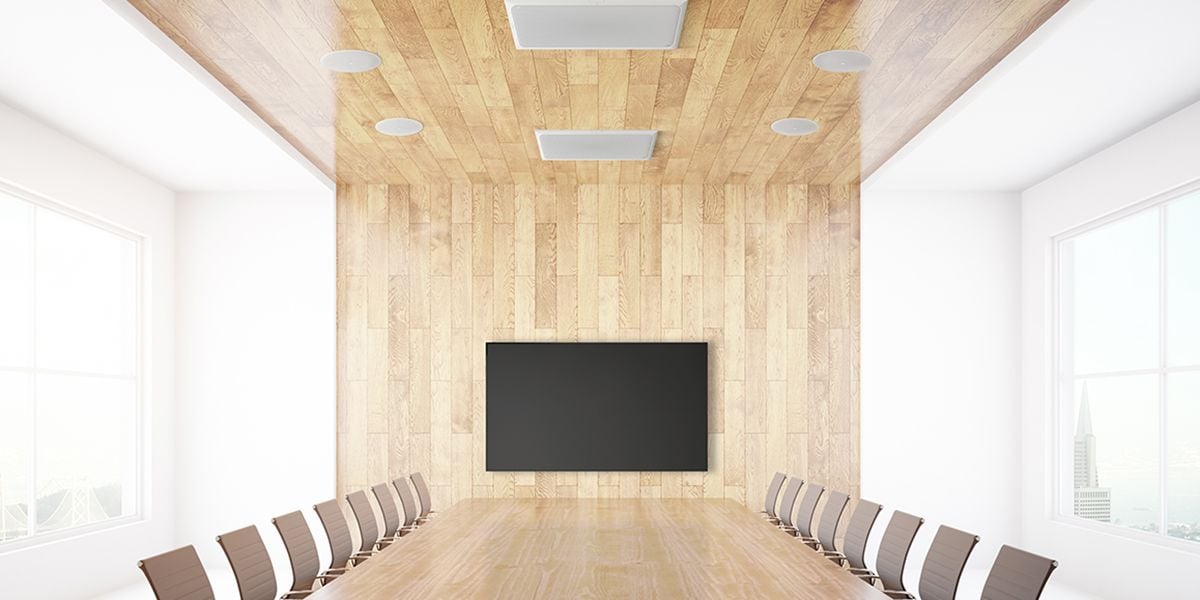 ADECIA Ceiling Solutions One-stop sound solution for teleconferencing